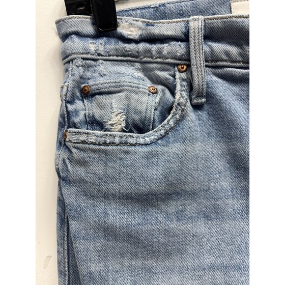 Mother Superior Womens  The Huffy Skimp in Rope's End Destroyed Jeans  Blue 27 - Picture 10 of 16